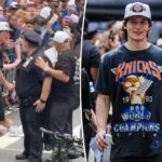 cops-stop-knicks’-tyler-kolek-thinking-he’s-a-fan-during-parade