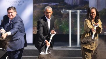 white-house-seizes-on-delayed-obama-presidential-center-opening-to-crown-trump-‘builder-in-chief’