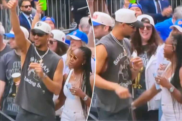 josh-hart’s-wife-touches-his-behind-in-viral-knicks-parade-moment