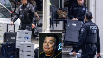 dramatic-moment-swarm-of-police-descend-on-carlos-mencia’s-encino-mansion-in-$8.7-million-tax-bust