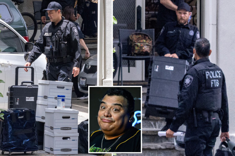 dramatic-moment-swarm-of-police-descend-on-carlos-mencia’s-encino-mansion-in-$8.7-million-tax-bust