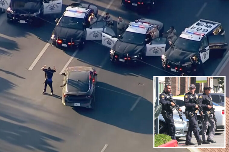 cops-use-spike-strip-on-chase-suspect-tied-to-deadly-socal-shooting