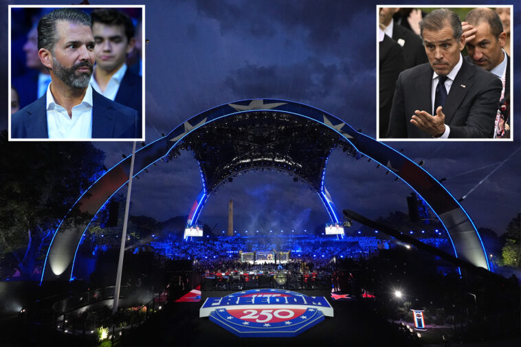hunter-biden-challenges-donald-trump-jr.-to-cage-fight-in-unhinged-rant-attacking-ufc-freedom-250-event