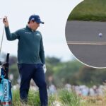matt-fitzpatrick’s-tee-shot-gets-stuck-in-road-in-weird-us-open-scene