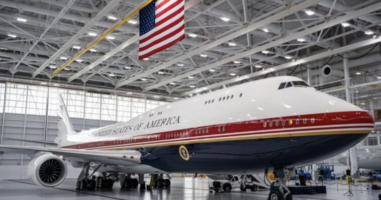 watch-live:-president-trump-to-speak-after-new-air-force-one-arrives-at-joint-base-andrews-with-a-new-design