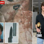 grisly-photos-released-of-karmelo-anthony’s-victim-austin-metcalf’s-wound,-a-bloody-coat-and-murder-weapon
