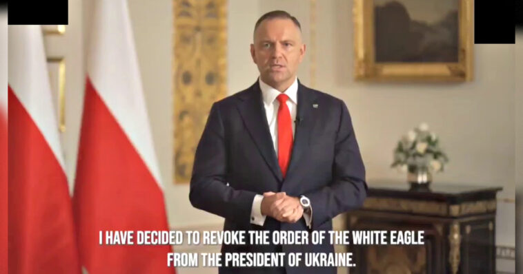 polish-president-nawrocki-officially-strips-zelensky-of-top-honor-over-kiev-regime’s-glorification-of-nazi-collaborators-and-war-criminals-(video)