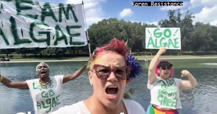 you-can’t-make-this-stuff-up:-literal-“pro-algae”-protesters-storm-lincoln-memorial-reflecting-pool-to-oppose-trump-admin-cleanup
