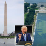 trump-says-vandals-used-chemicals-to-damage-newly-renovated-reflecting-pool-near-lincoln-memorial