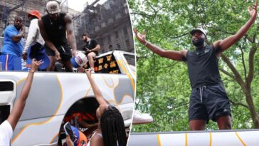 mitchell-robinson’s-heartwarming-gesture-with-neighborhood-on-night-before-knicks’-title-parade