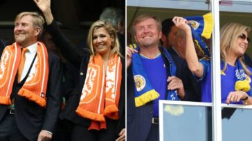 dutch-royals-swap-orange-for-blue-as-they-cheer-for-netherlands,-then-curacao-at-world-cup
