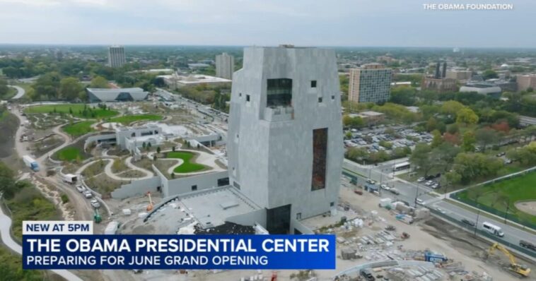 after-stealing-chicago-land-to-build-massive-garbage-can-library,-obama-center-forces-forces-acknowledgement-of-“indigenous-peoples’-land-and-territory”