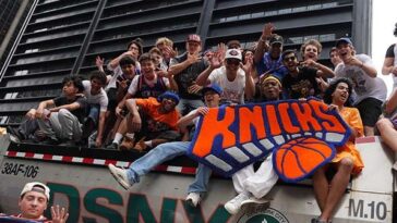 watch:-new-york-knicks-fan-dumps-trash-to-steal-hand-painted-can