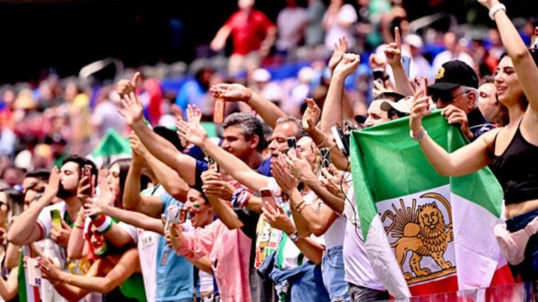 iranian-fans-flood-sofi-stadium-with-banned-lion-and-sun-flags-despite-fifa’s-crackdown-at-world-cup