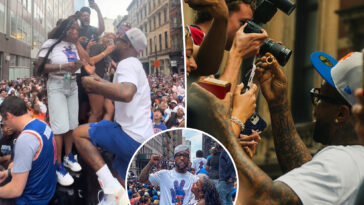 nyc-couple-scores-epic-engagement-‘on-top-of-a-cop-car’-as-knicks-party-rages-on:-‘something-we’ll-never-forget’