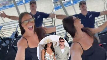 cooper-dejean,-cowboys-cheerleader-abby-summers-attend-nascar-race-after-sparking-dating-buzz