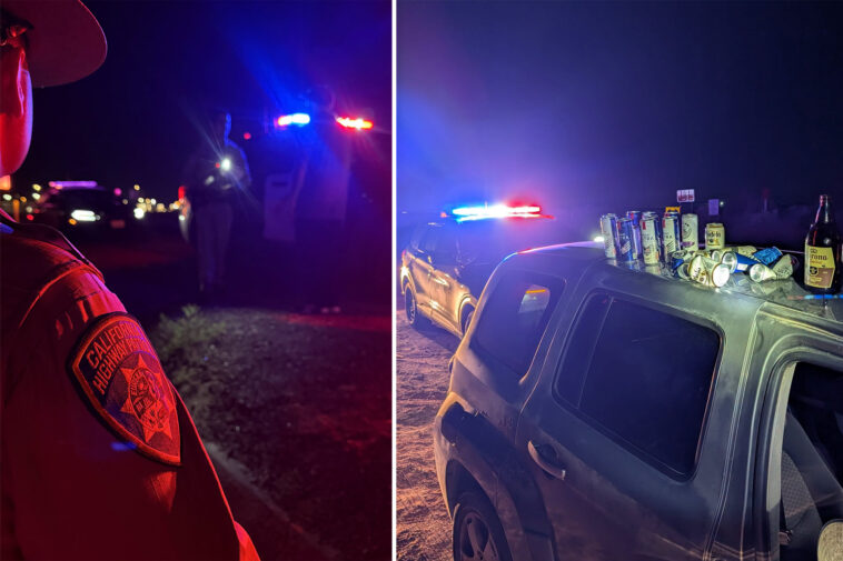 alleged-dui-driver-busted-by-chp-with-open-beer,-8-empty-cans-found-inside-vehicle