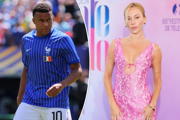 kylian-mbappe-reacts-to-girlfriend-ester-exposito’s-pink-dress-away-from-world-cup