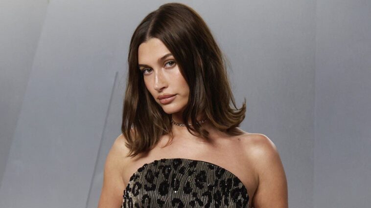 hailey-bieber-strips-down-for-kim-kardashian’s-skims-in-red-hot-new-campaign