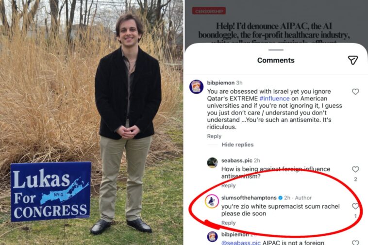progressive-long-island-congressional-candidate-caught-liking-anti-jewish-posts:-‘horrible-antisemitic-and-ugly’