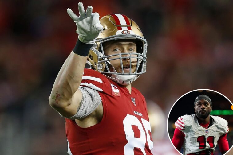 49ers-star-george-kittle-sends-cryptic-warning-to-brandon-aiyuk-suitors:-‘have-fun-with-that’