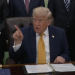 watch:-trump-goes-off-on-reporters-over-reflecting-pool-vandalism,-says-5-arrested-and-5-under-investigation-–-“you’ll-see-it-in-court!-you-write-fake-news!”