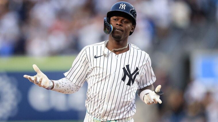 jazz-chisholm-plays-2b-with-a-blow-pop-in-his-mouth,-a-former-mlb-pitcher-is-absolutely-jacked-&-texas-meat