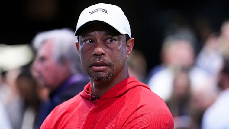 tiger-woods-makes-first-public-appearance-since-dui,-rehab-stint-as-pga-tour-announces-sweeping-changes