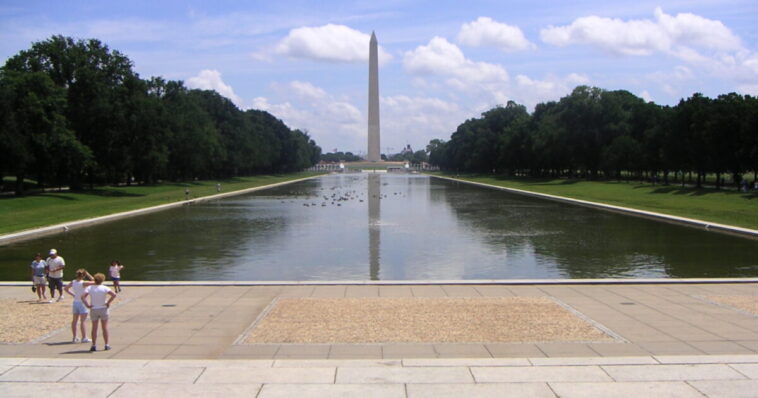 president-trump-announces-six-arrests-in-reflecting-pool-vandalism-—-confirms-massive-350-foot-gash-slashed-by-sharp-knife-or-razor-in-the-dark-of-night