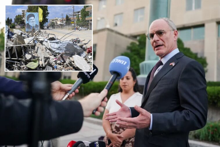 israeli-ambassador-blasts-lebanon-cease-fire-talks-as-a-‘train-wreck’