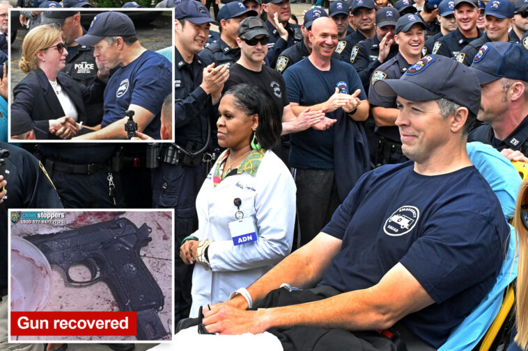 nypd-detective-shot-in-standoff-with-armed-nut-gets-sweet-hug-from-commissioner-tisch-after-hospital-release