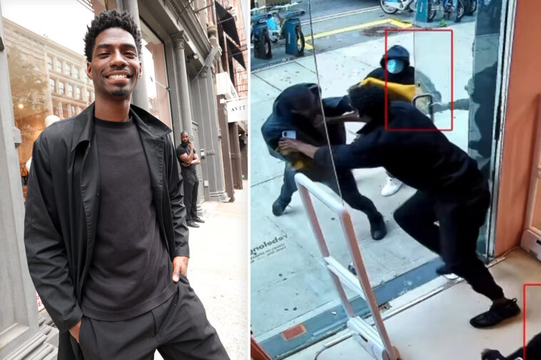 ‘amazing’-security-guard-fights-off-masked-punks-at-lux-soho-shop-in-wild-video:-‘you-step-up,-or-you-step-down’