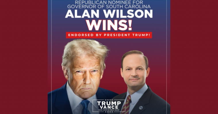 just-in:-trump-endorsed-alan-wilson-wins-gop-runoff-for-south-carolina-governor