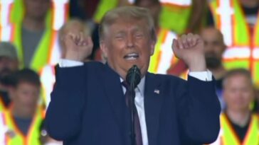 must-watch:-trump-hilariously-roasts-transgender-weightlifters-during-pennsylvania-rally