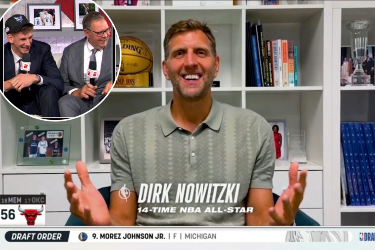 what-dirk-nowitzki-told-hannes-steinbach-during-awkward-espn-audio-gaffe-at-nba-draft