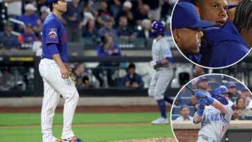 kodai-senga-pounded-again,-juan-soto-exits-with-back-injury-as-spiraling-mets-fall-to-cubs