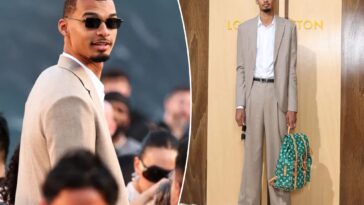 spurs’-victor-wembanyama-attends-louis-vuitton-show-in-paris-after-nba-finals-letdown