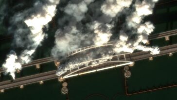 ukraine-says-it-hit-a-railway-bridge-to-crimea,-seeking-to-isolate-the-russian-held-peninsula