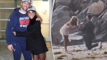 patriots-coach-gets-engaged-to-nbc-sports-host-kayla-burton-in-stunning-beach-scene