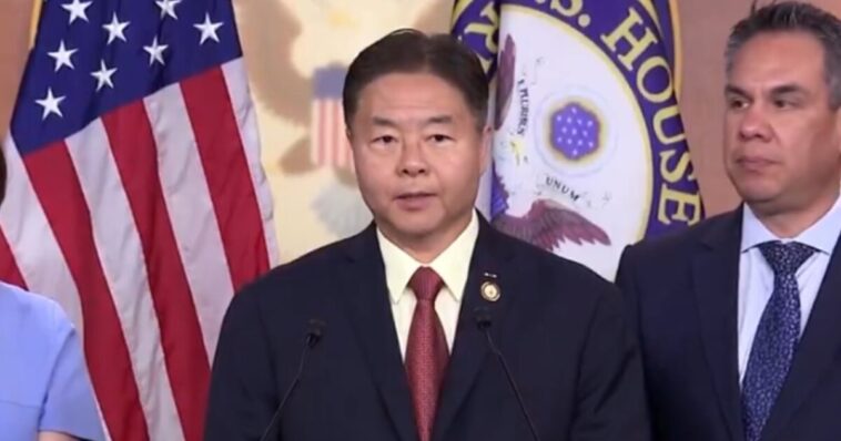 white-house-spox-steven-cheung-drops-in-after-democrat-rep.-ted-lieu-says-trump-is-taking-a-new-terminal-illness-drug-(video)