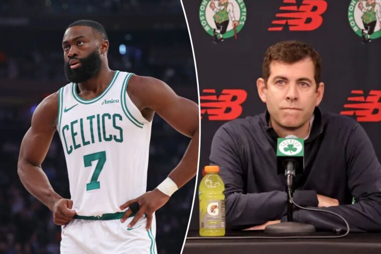 celtics’-brad-stevens-non-committal-on-jaylen-brown’s-future-in-awkward-giannis-antetokounmpo-trade-fallout