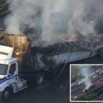 tractor-trailers-burst-into-flames-after-crash-on-new-jersey-turnpike