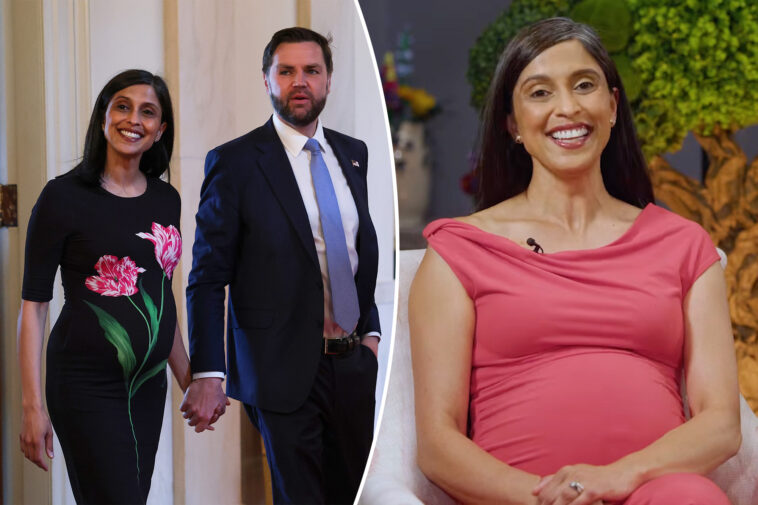 second-lady-usha-vance-claps-back-at-new-york-times’-commentary-on-her-‘body-hugging’-maternity-fashion:-‘here’s-the-receipt’