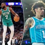 timberwolves-talked-jaylen-brown-with-celtics-before-lamelo-ball-bombshell-trade