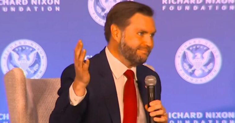 jd-vance-roasts-protesters-heckling-him-in-spanish-at-nixon-library:-‘use-a-language-i-actually-understand!’-(video)