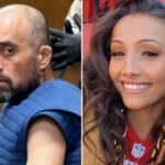 shooter-accused-of-gunning-down-pro-skateboarder-ex-girlfriend-is-dragged-into-court-in-suicide-gown