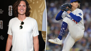 injured-dodgers-star-tyler-glasnow-appears-at-usa-world-cup-game-with-pregnant-wife