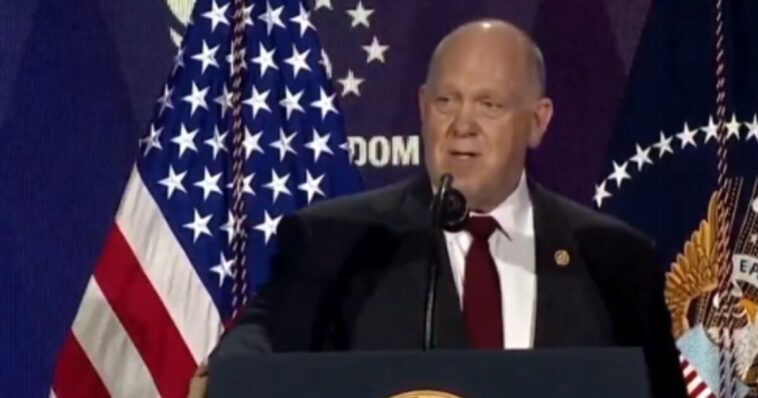 watch:-border-czar-tom-homan-announces-10,000-new-immigration-agents-nationwide,-tells-cartel-threats-‘come-get-some!’