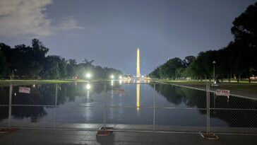 just-in:-reflecting-pool-cut-with-sharp-knife-or-razor,-according-to-court-filing-–-draining-and-repairs-expected-to-begin-after-july-4-celebrations