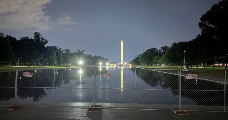 just-in:-reflecting-pool-cut-with-sharp-knife-or-razor,-according-to-court-filing-–-draining-and-repairs-expected-to-begin-after-july-4-celebrations